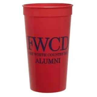 Smooth Colored 32 Ounce Stadium Cup