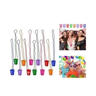Shot Glass Bead Necklace